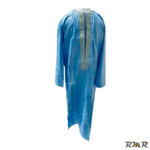 Kaftan long en bazin bleu (tenue africaine)