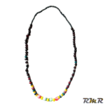 Collier avec des perles de taille moyenne et de plusieurs couleurs. TU (collier africain)