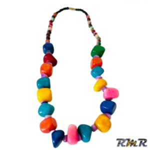 Collier en perle multi couleurs (accessoire africain)