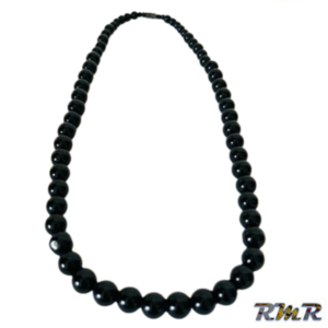 Collier en perle noir (accessoire africain)