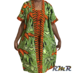 Robe élastique Vert orange. T34 à 42