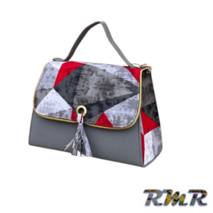 Sac à main en pagne / Gris