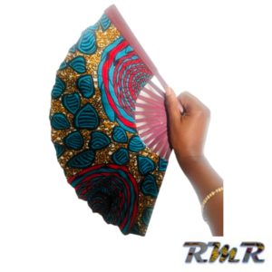 Eventail en Wax Multicouleur